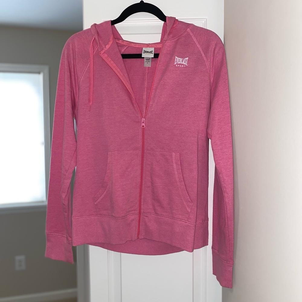 Everlast Sport Magenta Zip-Up, size M.